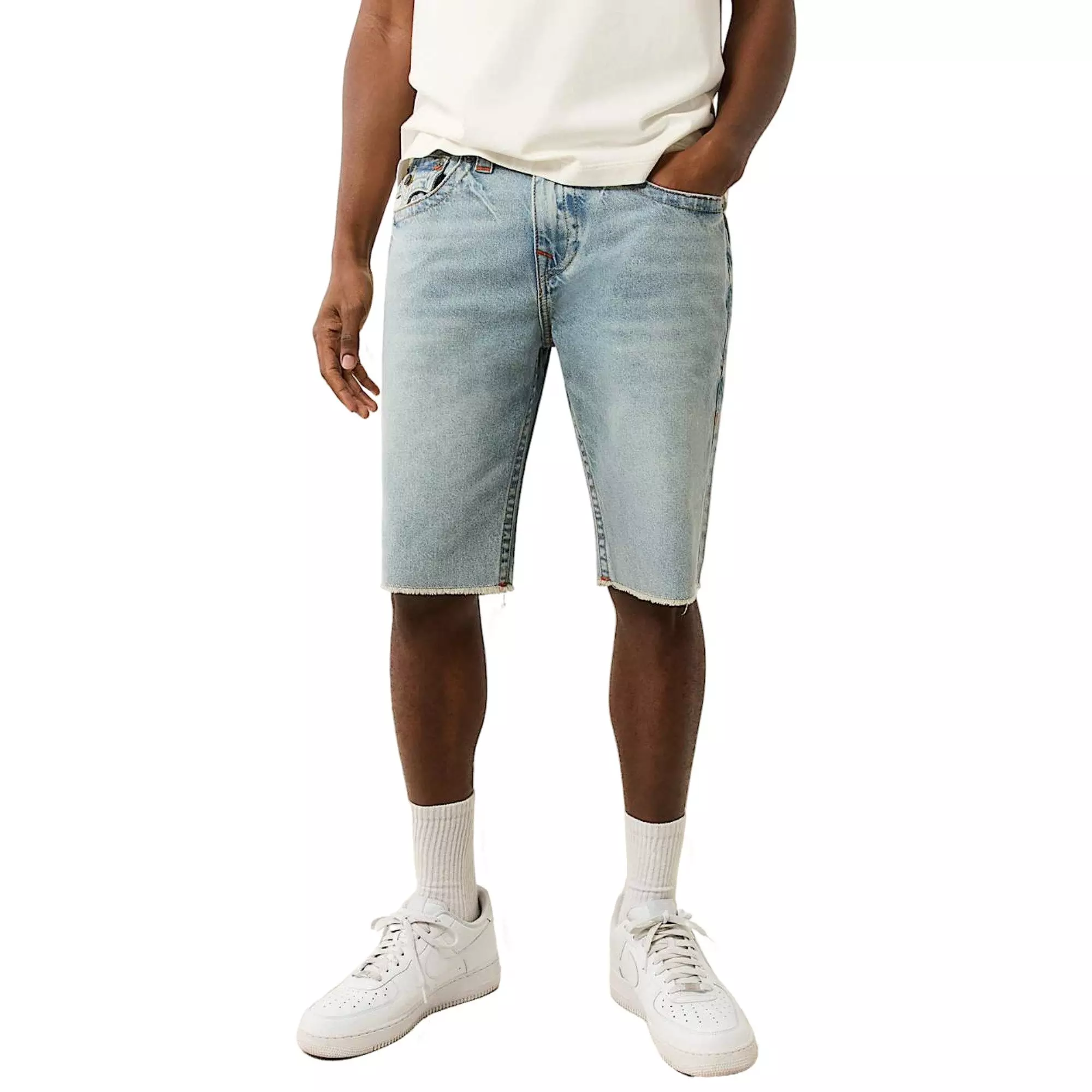 送料無料 新品 TRUE RELIGION RICKY FLAP SN 36 True Religion Men's Ficky Flap Raw Edge Logo, Cephus Medium
